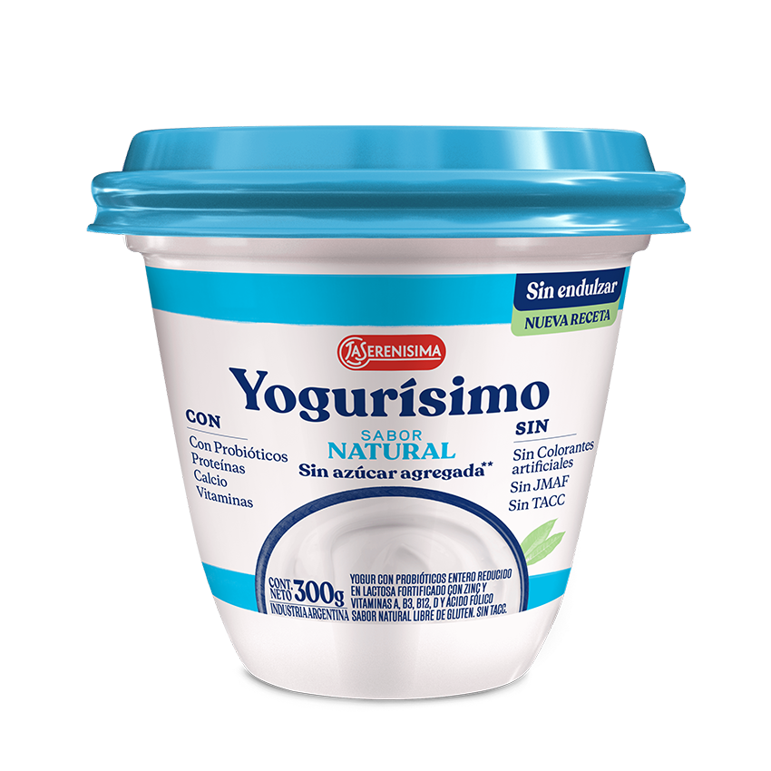 Yogurt Artesanal Natural Sin Azucar Nacional 1 Lt